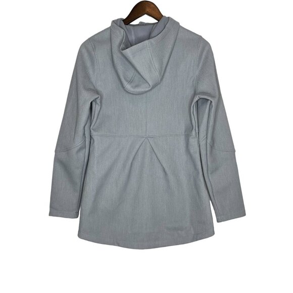 The North Face Women's Grey Long Full Zip Hooded‎ Cirrus Jacket Size Small - Picture 2 of 10